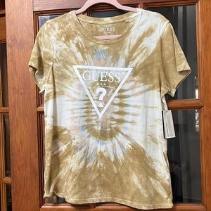 Guess tie dye short sleeve tee